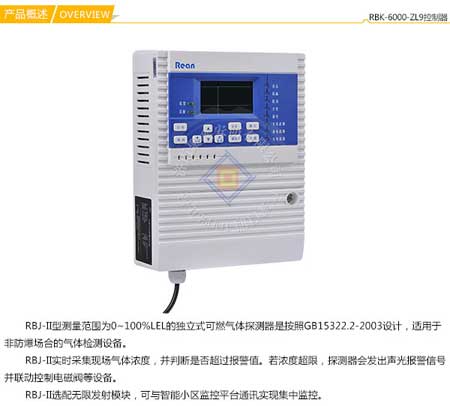 RBK-6000-ZL9天然气报警器,燃气泄漏