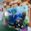 瓷砖背景墙上色机器  3D微晶复合地板印花工艺设备 瓷砖UV打印机