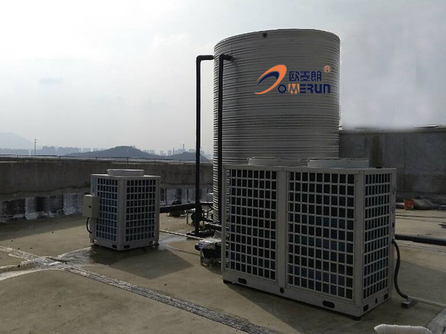 南京建材有限公司食堂空气能热水工程