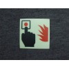 夜光pvc疏散标志，灭火器指示牌，夜光带