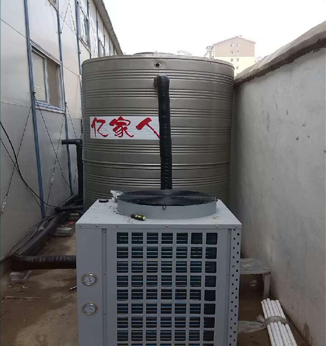 开封某建筑工地8吨空气能热水工程