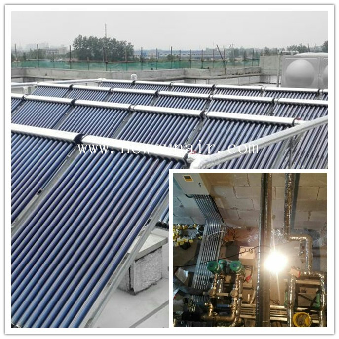 欧麦朗盐城12吨员工生活用水太阳能热水工程