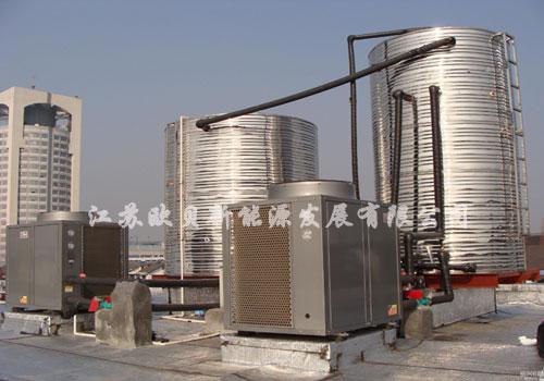 上海港龙大酒店用空气能热水器工程