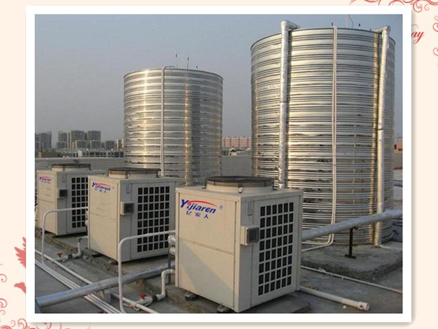 江阴广业纺织20吨空气能热水系统