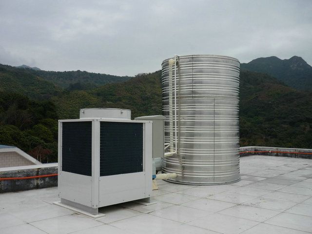 常州久乐织布厂空气能热泵工程