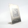 厂家定制生产不锈钢扫码牌 L型二维码扫描牌子