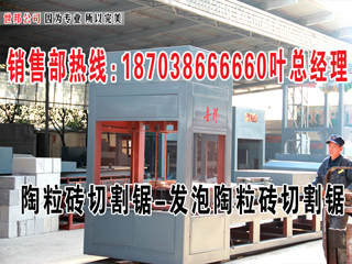 世邦免蒸加气块砖切割机设备|泡沫混凝土砌块切割机设备 L