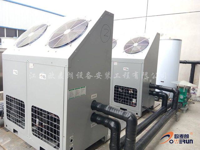 江苏博汭电气车间空气能双源热泵冷暖系统