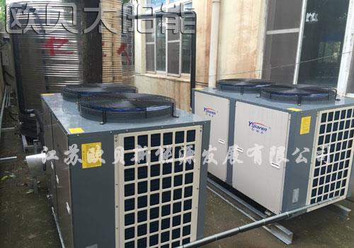 江阴东杰纺机太阳能加热泵热水方案