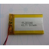 聚合物锂离子电池 HTK383048 PL 580mAH 3.7V