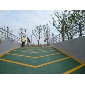无震动防滑车坡道、斜坡防滑车道、停车场防滑坡道