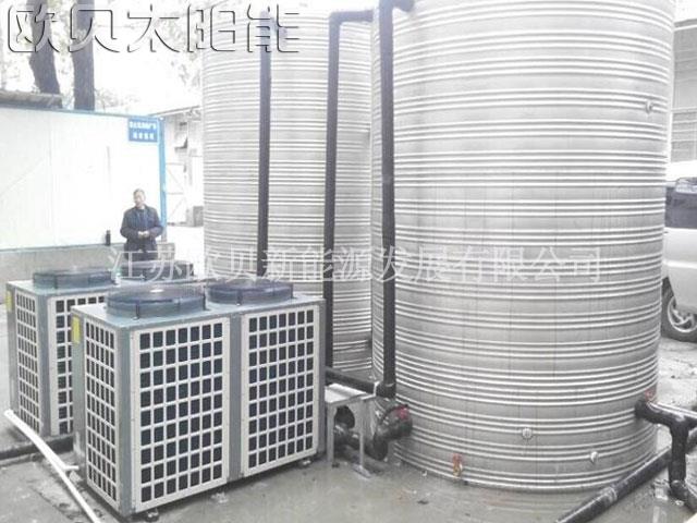 中铁建工南京工地10吨空气能热泵工程