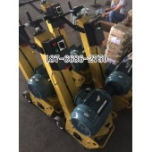 辽宁营口手扶式电动路面拉毛找平铣刨机 手推式马路铣刨机