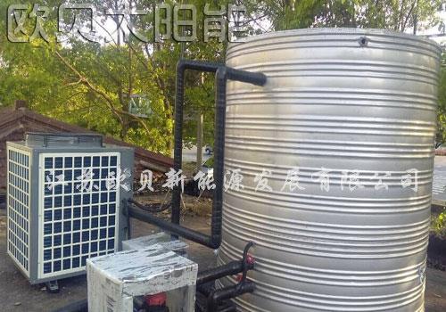 江阴振远钢格板空气能热泵热水工程