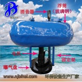 FQB4kw 掌柜推荐 浮筒潜水曝气机 鱼塘水产养殖充氧 潜浮式曝气机