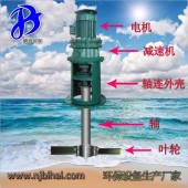 厂家直销 JBJ-600 反应溶药折桨式潜水搅拌机 摆线针轮加药搅拌机