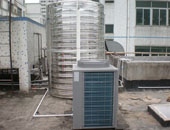温州圣悦足浴会所安装欧贝空气能热水系统