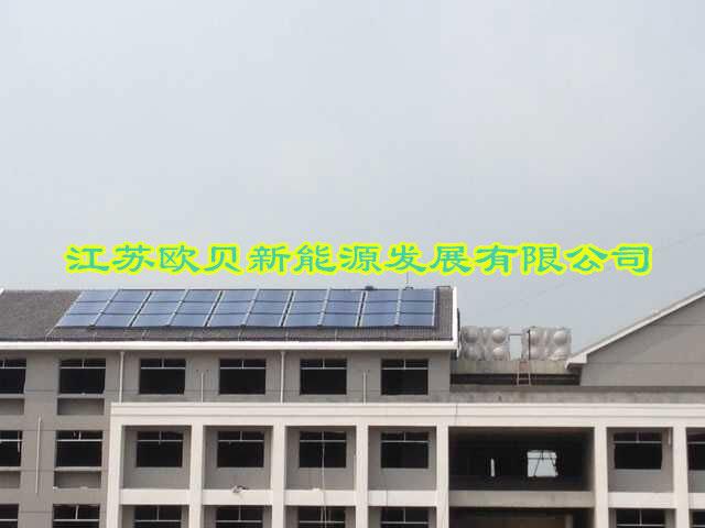 扬州宝应养老中心10吨太阳能热水工程