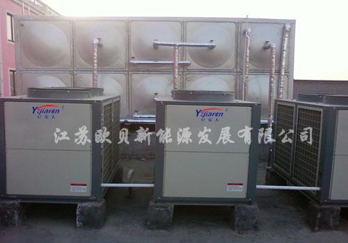 常州埃尔普电子职工洗浴空气能热泵系统