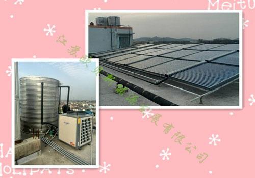 南京视野大型空气能中央热水工程
