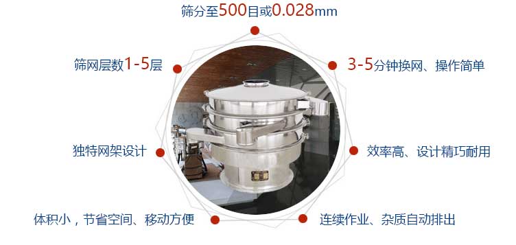 自动筛粉机的工作特点