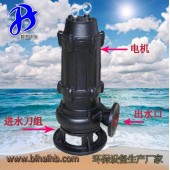 AF型双绞刀泵 无堵塞泵 化粪池用泵 粉碎式刀泵 切割泵