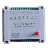 4路开关量采集器 无线IO modbus 无线接收发射器