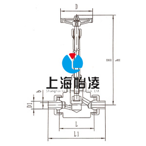 DJ21Y-160P低温高压长轴截止阀图纸