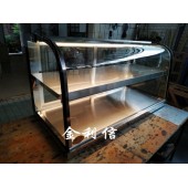 新款台面双层菠萝包.酥饼陈列电热保酥柜