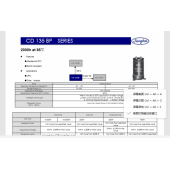 江海CD135系列螺栓电解电容规格书