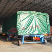 5吨雨棚平板拖车 加高型