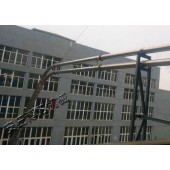 白灰粉管链输送机，无尘密闭的管链输送设备