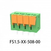 KF142mm免螺丝接线端子2p3p弹簧快速按压式接线端子可拼接