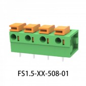弹簧式PCB接线端子 KF142V/142R-5.08 双排 免螺丝 直脚弯脚