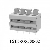 弹簧式接线端子KF211V-5.0mm/KF211R-5.0mm免螺丝按压式端子