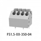 弹簧按压式端子可拼现货 kf250-2.5\2.54mm免螺丝pcb接线端子2p3p