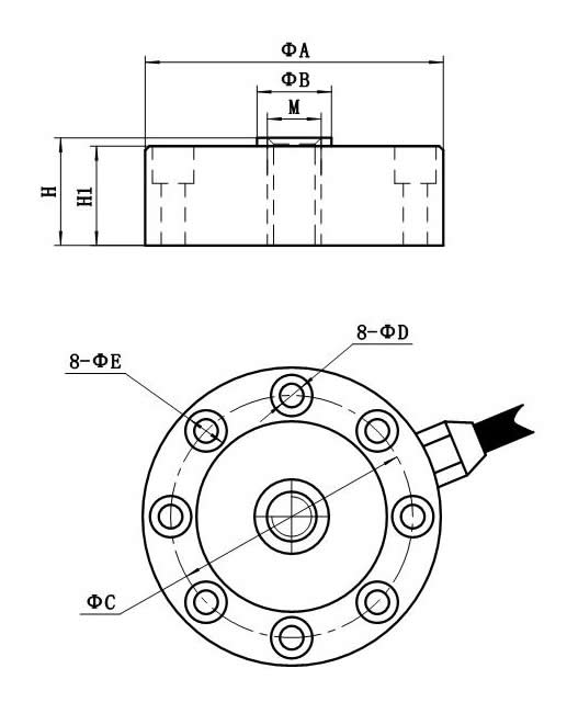 LZ-HLA轮辐式称重传感器