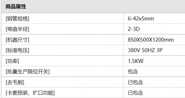 butz 弯管机SPC642系列