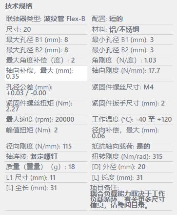 Huco 波纹管联轴器530.20系列