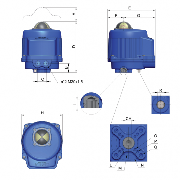 VALBIA 执行器VB030M系列