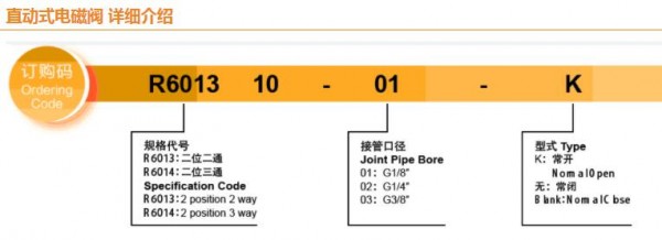 RYZDH 直动式电磁阀系列