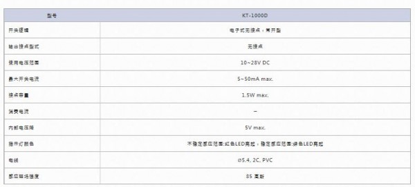 KITA磁性传感器 KT-1000D系列 