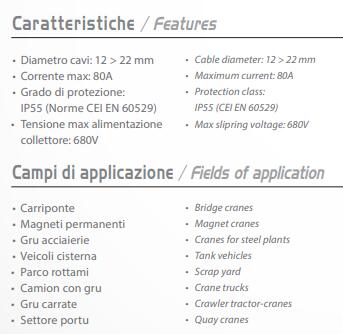 DR ITALIA弹簧电缆卷筒 RM系列 