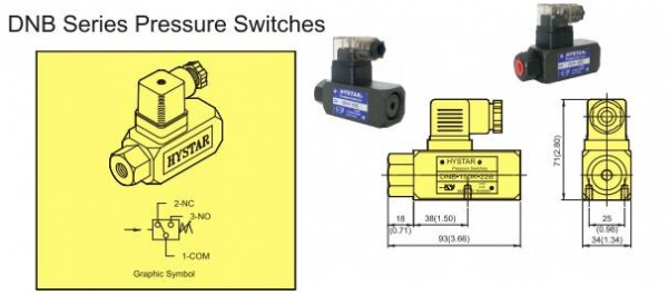 HYSTAR压力开关 DNB系列 
