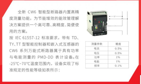 RIYUE智能型万能式断路器 CW6系列