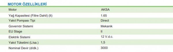 aksa 便携式发电机AAP 4200DE系列 