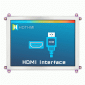 8.0寸TFT HDMI/VGA接口自带USB接口免驱电容触摸屏