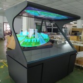 新款180度全息投影展示柜 幻影成像全息柜全息箱厂家